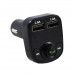 Автомобильный фм модулятор / fm трансмиттер X8, 2 usb + громкая связь, Bluetooth