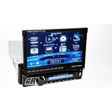 Автомагнитола 1DIN DVD-712 с выездным экраном | Автомобильная магнитола + пульт управления