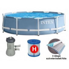 Круглый каркасный бассейн Metal Frame Pool Intex 28702 (Интекс 28202)