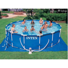 Каркасный бассейн Intex 28236 (28736) 457х122 см. В комплекте насос-фильтр, лестница, тент, подстилк