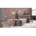 Надувная кровать со встроенным насосом на 220в Intex Foam Top High-Rise Airbed 64470 (152х203х51см)
