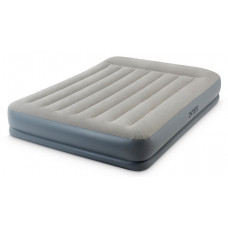 Intex 64118 (152х203х30см) Надувная Кровать Mid-Rice Airbed + Встроенный Насос 220v