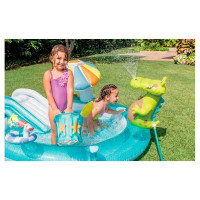 Водный надувной игровой центр Intex 57165 Аллиигатор 203x173x189 см