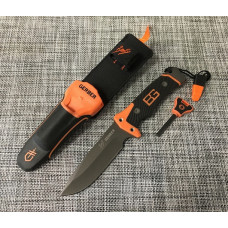 Охотничий нож Gerber 6581112А с огнивом и свистком / 25см / АК-209