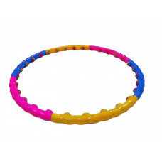 ХулаХуп АМ332, Гимнастический массажный обруч с шариками Hula Hoop, разборной