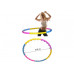 ХулаХуп АМ332, Гимнастический массажный обруч с шариками Hula Hoop, разборной