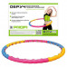 ХулаХуп АМ332, Гимнастический массажный обруч с шариками Hula Hoop, разборной