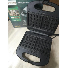 Гриль, бутербродница, Rainberg RB-643, 3 в 1 (750W) Вафельница, сендвичница со съемными формами