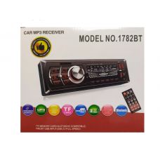 Автомагнитола 1DIN MP3 1782BT (1USB, 2USB-зарядка,  TF card, bluetooth)
