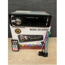 Автомагнитола 1DIN MP3 6298BT (1USB, 2USB-зарядка, TF card, bluetooth)
