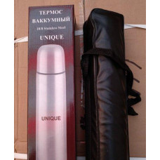 Термос металлический UN-1003, 0,75 л с чехлом