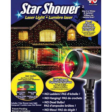 Лазерный звездный проектор star shower laser light для дома и улицы