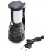 Фонарик аккумуляторный Yajia 2891T-1W+16SMD, солнечная батарея