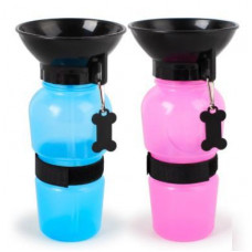 Портативная поилка PET BOTTLE прогулочная бутылка с чашей для собак