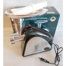 Мясорубка электрическая  Rainberg RB-678, 3000W, насадка для колбас, реверс, 2 решетки
