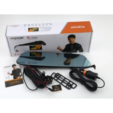 Зеркало видеорегистратор DVR C12 с двумя камерами Full HD, Автомобильное зеркало видеорегистратор 4,3"