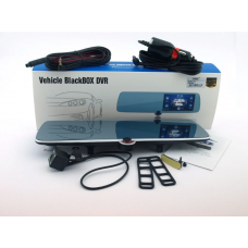 Видеорегистратор-зеркало UKC C33 Vehicle Blackbox DVR на три камеры  5'' + touch FullHD