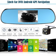Видеорегистратор-зеркало DVR CT600 две камеры FullHD / Android / GPS / WiFi