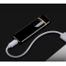 Зажигалка спиральная электрическая USB ZGP 4 Чёрная