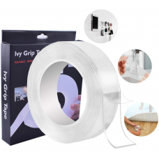 Многоразовая крепежная лента Ivy Grip Tape 5м, Двухсторонняя клейкая лента