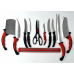 Набор кухонных ножей Contour Pro Knives (Контр Про) из 10 предметов + магнитная рейка