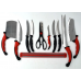 Набор кухонных ножей Contour Pro Knives (Контр Про) из 10 предметов + магнитная рейка