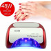 Лампа для сушки ногтей, сушилка для ногтей Beauty nail K18 48W