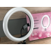 Профессиональная кольцевая Led лампа S31, управление на проводе, питание usb, диаметр 33 см без штатива