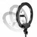 Профессиональная кольцевая LED лампа RING SUPPLEMENTARY LAMP AL-33 диаметром 33см+ пульт ДУ, 220V без штатива