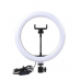 Кольцевая светодиодная лампа RING FILL LIGHT диаметром 26 см с держателем телефона, питание от usb без штатива