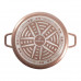 Кастрюля LEXICAL LM-010212-5 LORD Marble Casserole с антипригарным покрытием 36 см, Golden