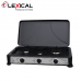 Газовая плита таганок LEXICAL LGS-2813-2 настольная на 3 конфорки