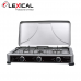 Газовая плита таганок LEXICAL LGS-2813-8 настольная на 3 конфорки