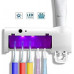 Диспенсер для зубной пасты ультрафиолетовый стерилизатор для щеток Toothbrush sterilizer JX008 W79