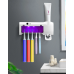 Диспенсер для зубной пасты ультрафиолетовый стерилизатор для щеток Toothbrush sterilizer JX008 W79