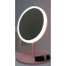 Настольное зеркало c LED подсветкой для макияжа круглое  (W8)