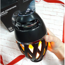 Портативная колонка Flame Atmosphere Speaker с пламенной LED подсветкой