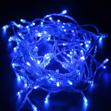 Новогодняя светодиодная гирлянда синяя 100Led
