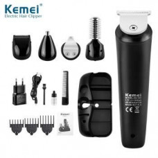 Аккумуляторный набор для стрижки Kemei KM-5900 с 6-ю насадками