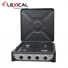 Газовая плита таганок LEXICAL LGS-2814-2 настольная на 4 конфорки