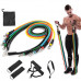 Набор эспандеров для фитнеса многофункциональный 5 жгутов Power Resistance Bands в чехле JT-003 W74