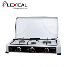 Газовая  плита LEXICAL LGS-2813-1  на 3 конфорки, White 4.7KW