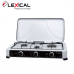 Газовая  плита LEXICAL LGS-2813-1  на 3 конфорки, White 4.7KW