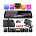 Зеркало-видеорегистратор Anytek T12, экран 10 дюймов, FULL HD, две камеры