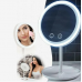 Настольное косметическое зеркало NuBrilliance Beauty Breeze Mirror с подсветкой и вентилятором