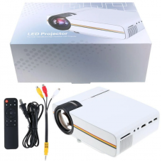 Портативный проектор Projector LED YG400 (BK 30+WT 70PCS)  с динамиком / мультимедийный проектор