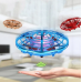 Квадрокоптер 'Летающая тарелка' ручной дрон UFO Y1102  с Led подсветкой