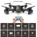Квадрокоптер RC Drone CTW 8807W c WiFi камерой / Дрон складывающийся корпус