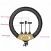 Кольцевая LED лампа RING LIGHT ZB-F348 диаметром 45см с пультом и 3 держателями без штатива
