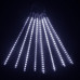 Гирлянда Тающие сосульки LED 50см 8шт, холодно-белый цвет